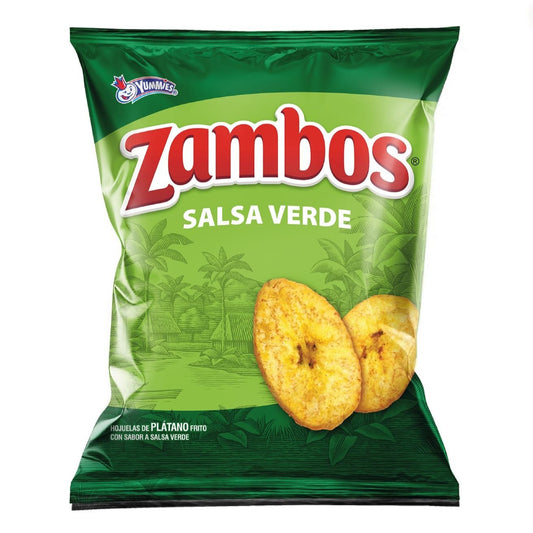 Tajaditas de Plátano Zambos Salsa Verde 140gr