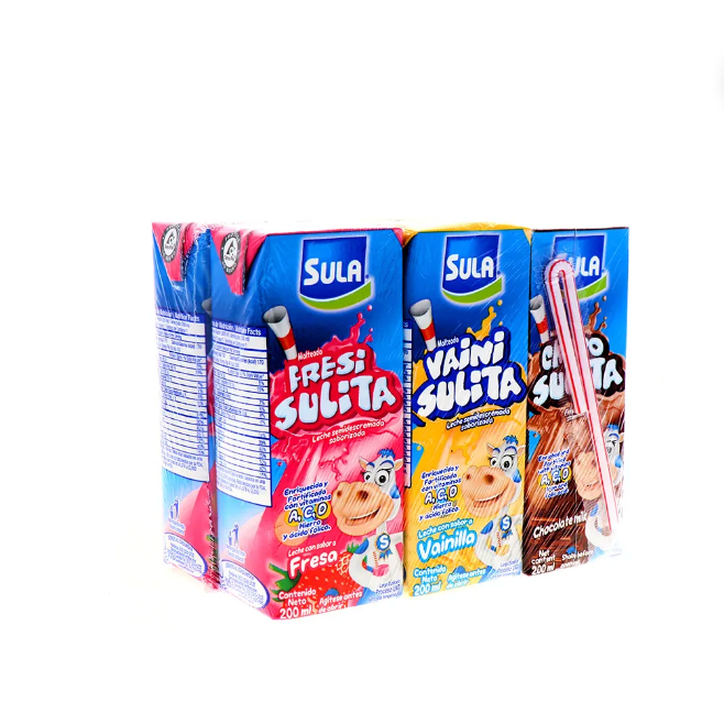 Malteadas Sula Surtido 6 pack 1200ml