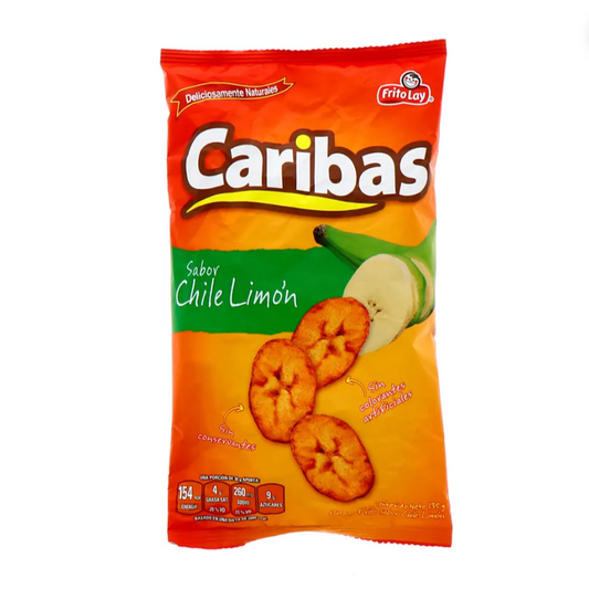 Tajaditas de Plátano Caribas 135gr