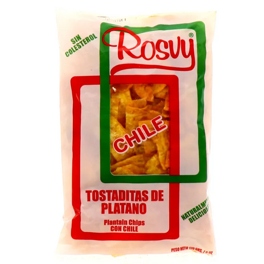 Tajaditas de Platano Rosvy con Chile 170gr