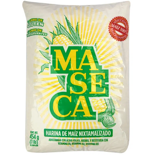 Harina de Maíz Maseca Bolsa 454gr