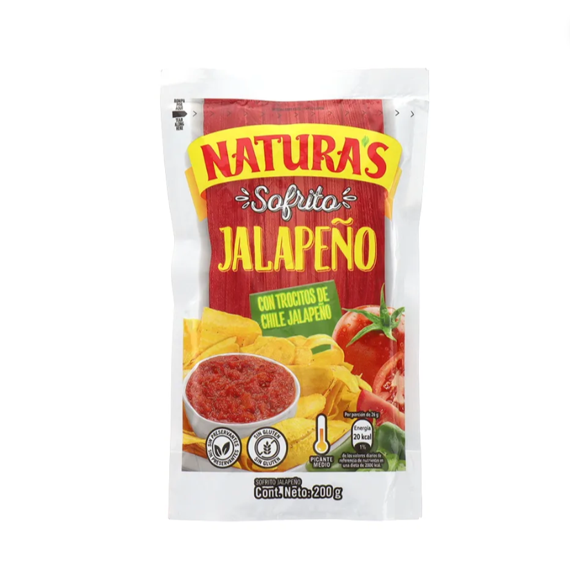 Salsa Naturas Sofrito Jalapeño 200GR