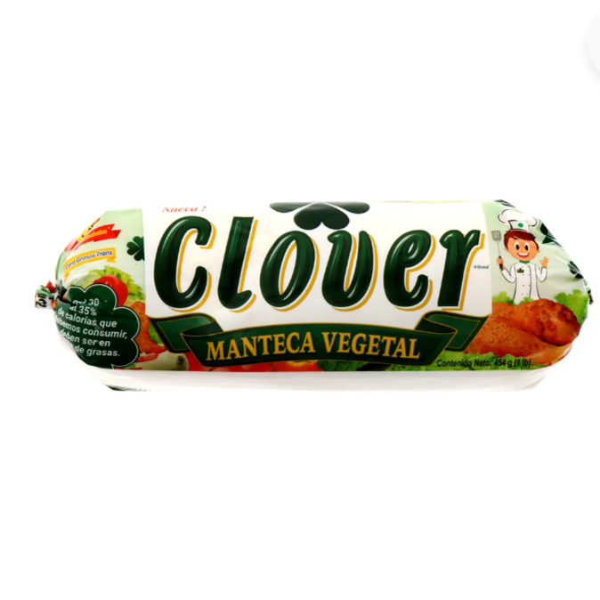 Manteca Vegetal Clover Brand 409gr