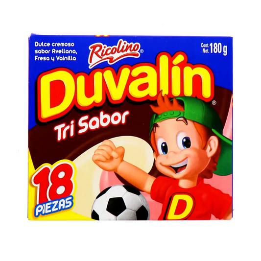 Duvalín Tri Sabor Ricolino 180gr