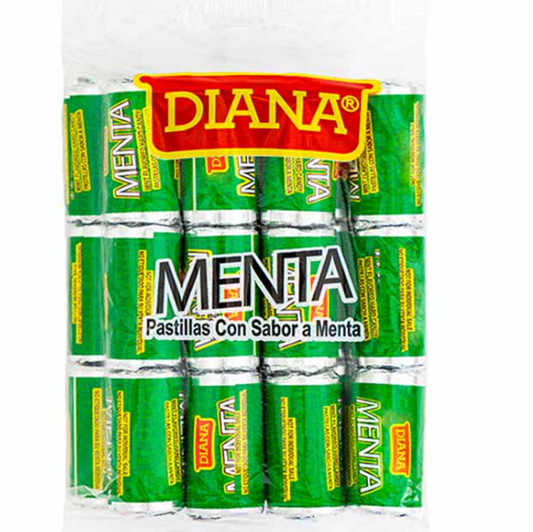 Pastillas con sabor a menta Diana 264gr