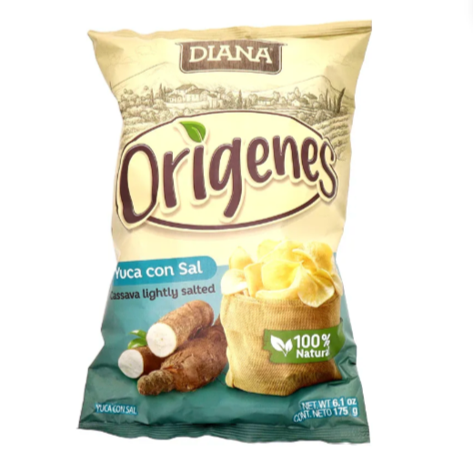 Diana Origenes Yuca con Sal 175gr