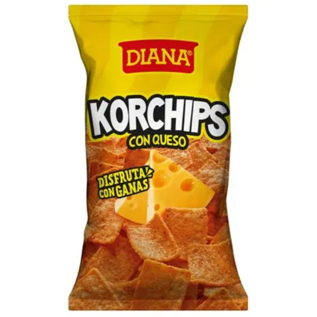 Korchips con queso Diana 165gr