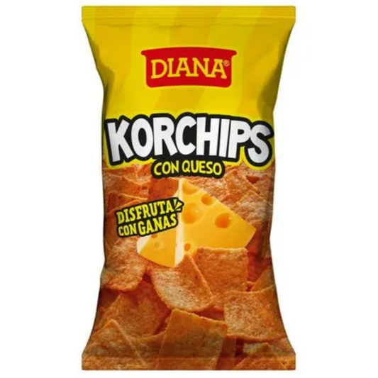 Korchips con queso Diana 165gr