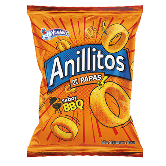 Anillitos de papas sabor BBQ 150gr